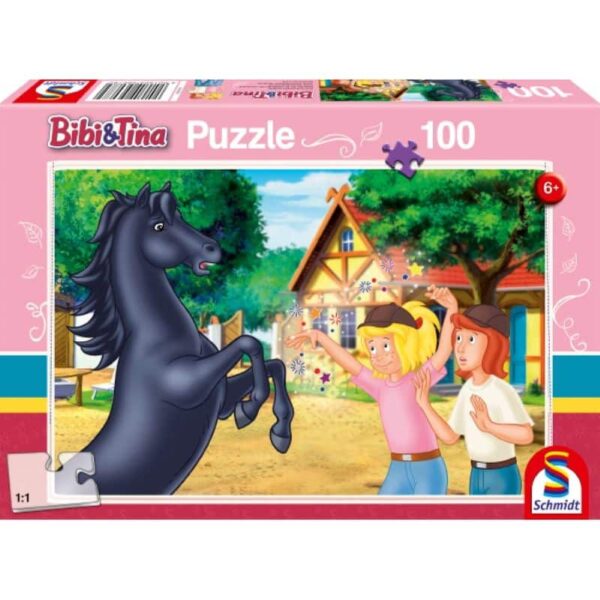 Der wilde Hengst 100 Teile Puzzle 56078