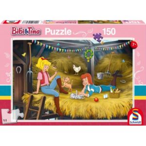 Bibi und Tina auf dem Heuboden 150 Teile Puzzle 56188