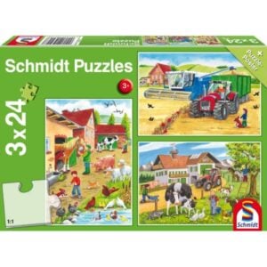 Auf dem Bauernhof 3×24 Teile Puzzle 56216