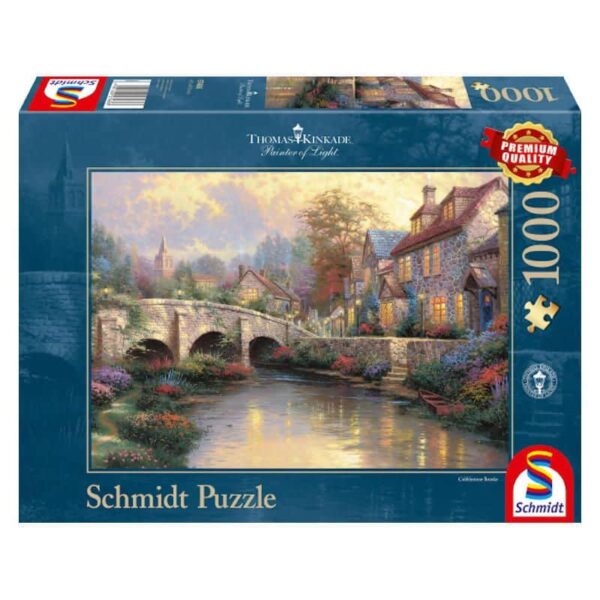 Bei der alten Brücke 1000 Teile Puzzle Schmidt 57466