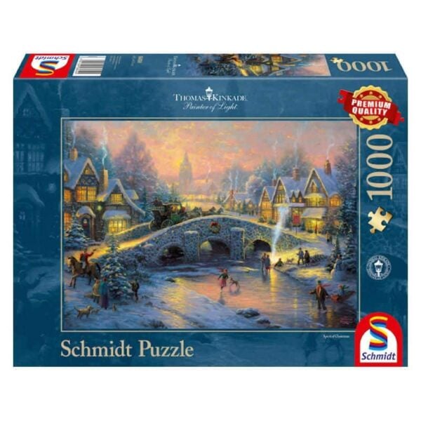 Winterliches Dorf 1000 Teile Puzzle Schmidt 58450