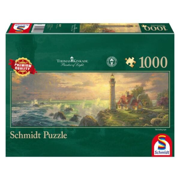 Leuchtturm-Idylle Panoramapuzzle 1000 Teile Schmidt 59477