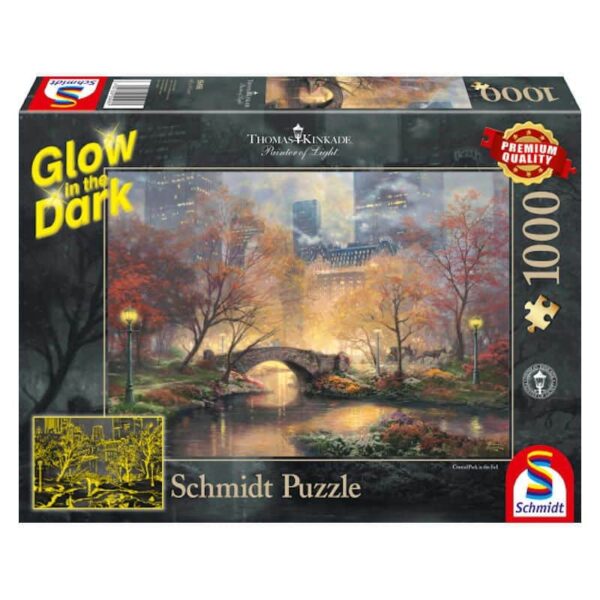 Central Park im Herbst Glow in the Dark 1000 Teile Schmidt 59496