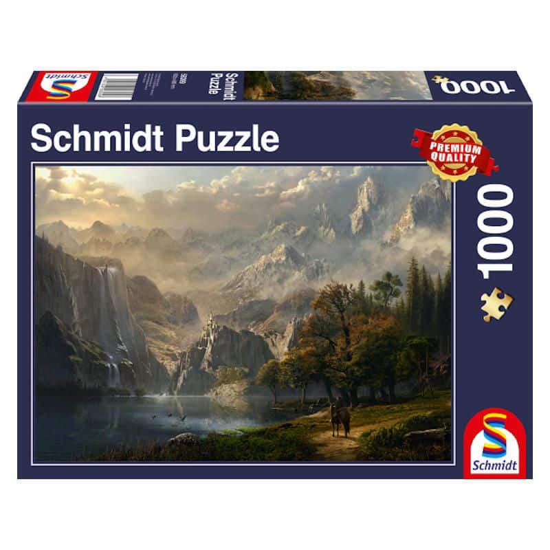 Wasserfall-Idylle 1000 Teile Puzzle Schmidt 58399