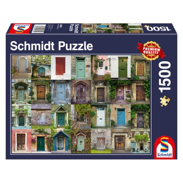 Türen 1500 Teile Puzzle Schmidt 58950