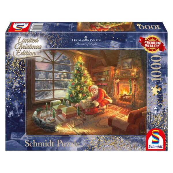 Der Weihnachtsmann ist da Limited Edition 1000 Teile Puzzle Schmidt 59495