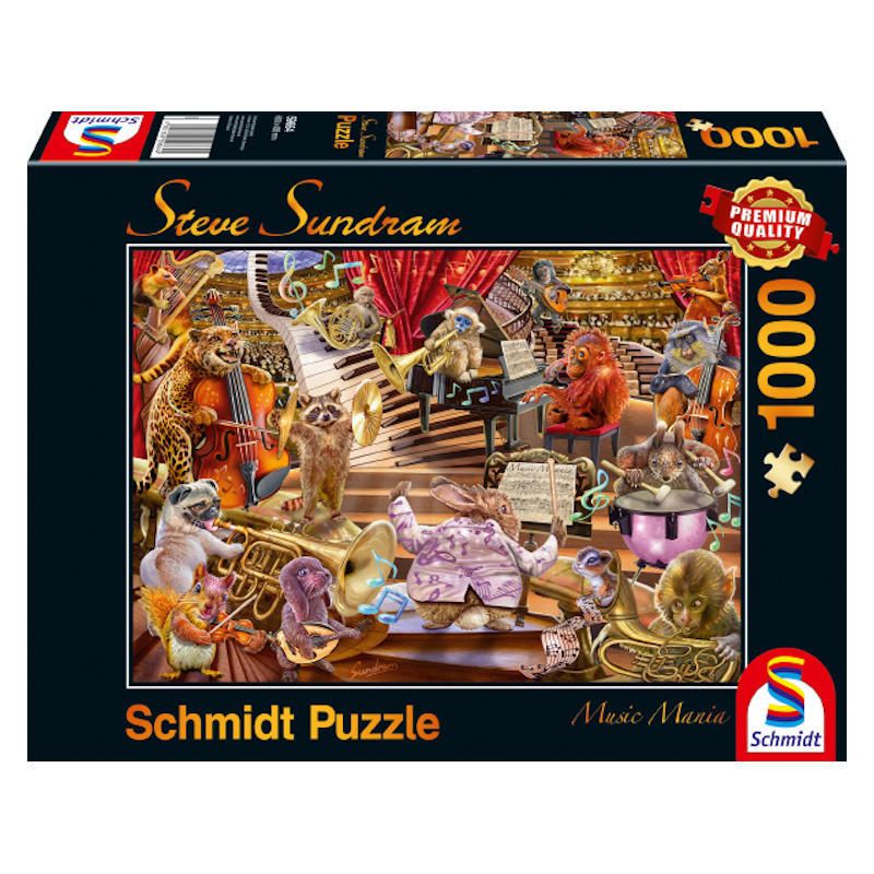 Music Mania 1000 Teile Puzzle Schmidt 59664