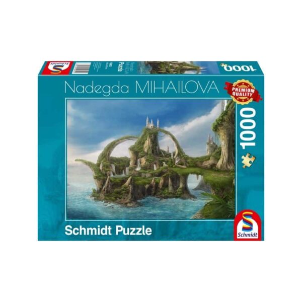Insel der Wasserfälle 1000 Teile Puzzle Schmidt 59610