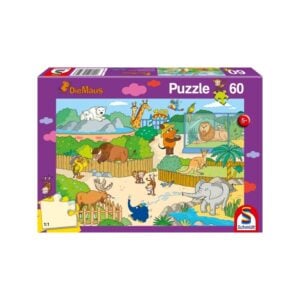 Kinderpuzzle Die Maus im Zoo 60 Teile Schmidt Puzzle 56349