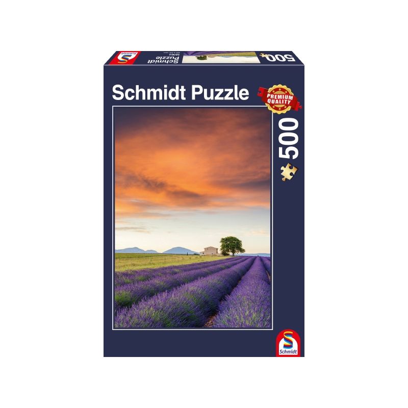 Lavendelfeld Provence 500 Teile Schmidt Puzzle 58364
