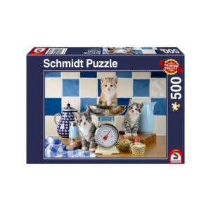 Katzen in der Küche 500 Teile Schmidt Puzzle 58370