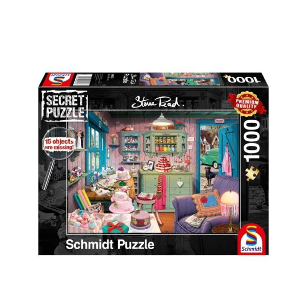 Großmutters Stube 1000 Teile Secret Puzzle Schmidt 59653