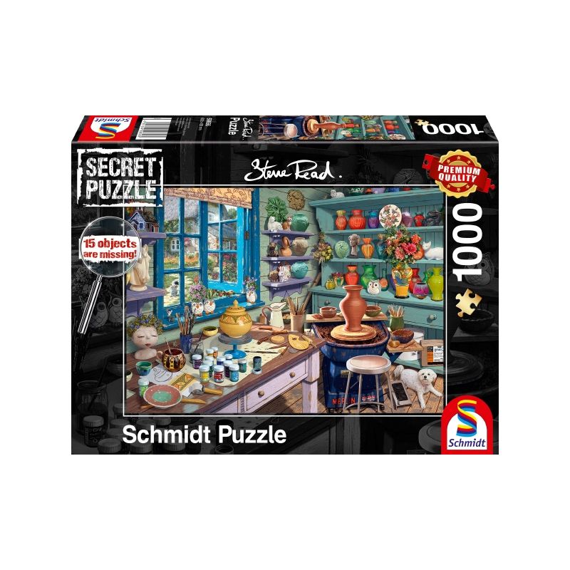 Künstler-Atelier 1000 Teile Secret Puzzle Schmidt 59656
