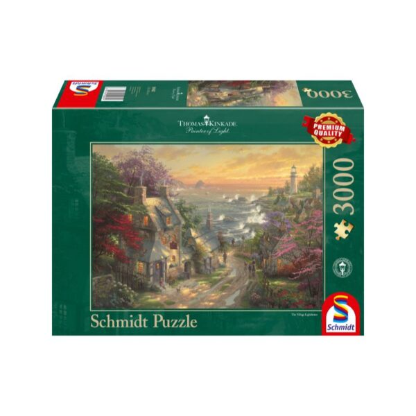 Dörfchen am Leuchtturm 3000 Teile Puzzle schmidt 59482