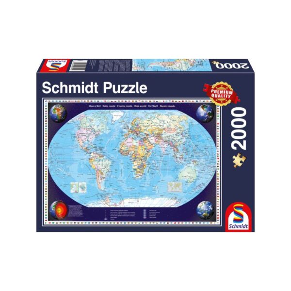Unsere Welt 2000 Teile Puzzle Schmidt 57041
