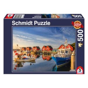 Fischereihafen Weiße Wiek 500 Teile Puzzle Schmidt 58955