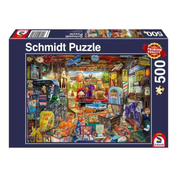 Garagen-Flohmarkt 500 Teile Puzzle Schmidt 58972