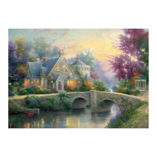 Winter in Lamplight Manour 2 x 1000 Teile Puzzle Schmidt 59468