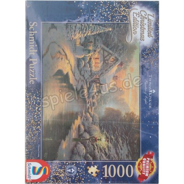 Thomas Kinkade, Am Weihnachtsabend, 1000 Teile Puzzle Schmidt 59492