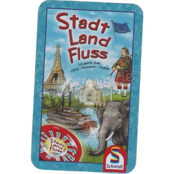 Stadt Land Fluss Metalldose