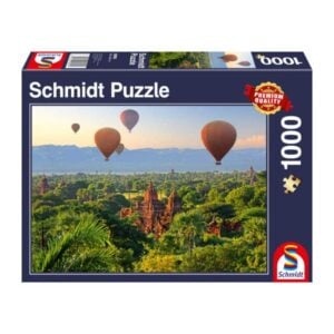 Heißluftballons Mandalay Myanmar 1000 Teile Puzzle 58956 Schmidt