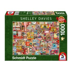 Vintage Handarbeitszeug Shelley Davies 1000 Teile Puzzle Schmidt 59697