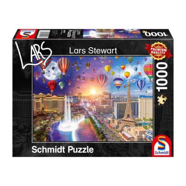 Las Vegas: Night and Day 1000 Teile Puzzle Schmidt 59907