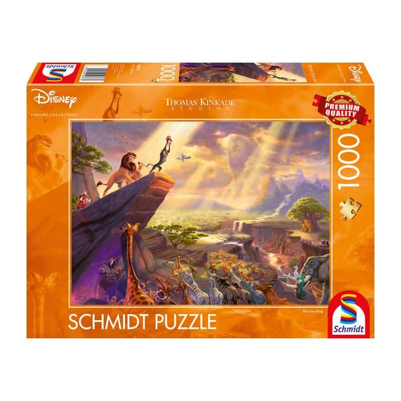 König der Löwen Thomas Kinkade 1000 Teile Puzzle Schmidt 59573