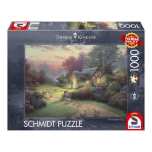 Spirit Cottage des guten Hirten Kinkade 1000 Teile Puzzle Schmidt 59678