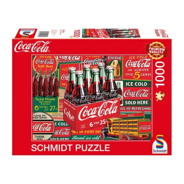 Coca Cola Klassiker 1000 Teile Puzzle Schmidt 59914