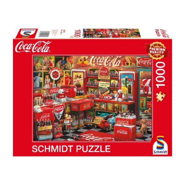Coca Cola Nostalgie 1000 Teile Puzzle Schmidt 59915