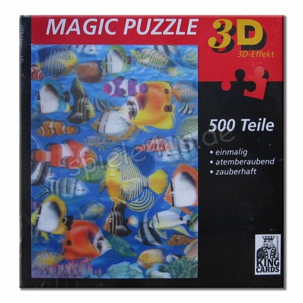 Sea Life 500 Teile 3 D Magic Puzzle