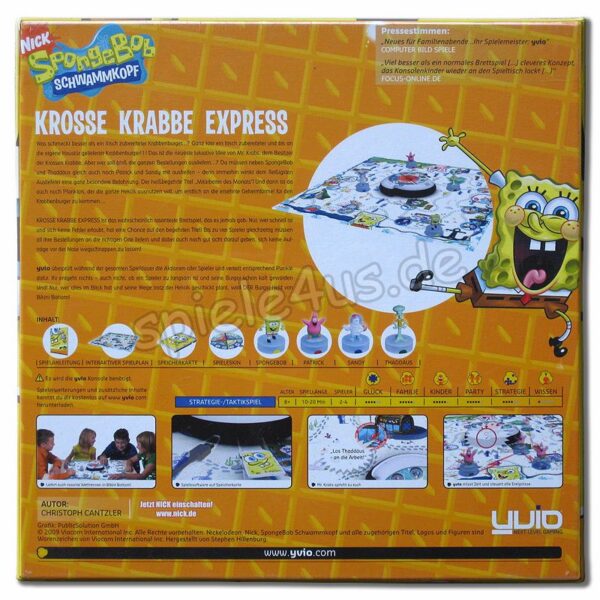 yvio Spongebob Krosse Krabbe Express