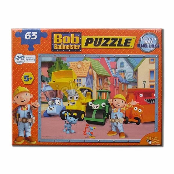 63 Teile Puzzle Bob der Baumeister