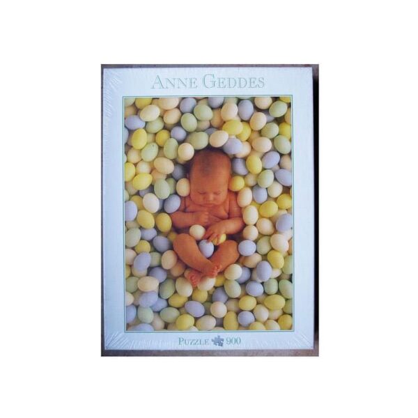 Anne Geddes Baby mit bunten Eiern 900 Teile Puzzle