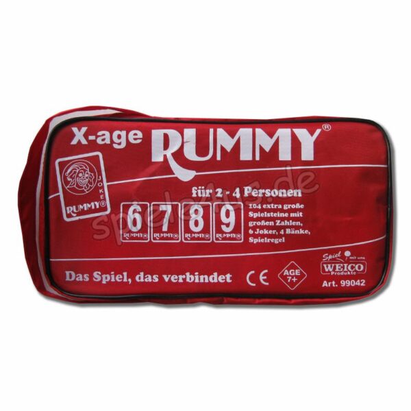 Rummy X-Age RV-Tasche 99042 mit 104 Steinen