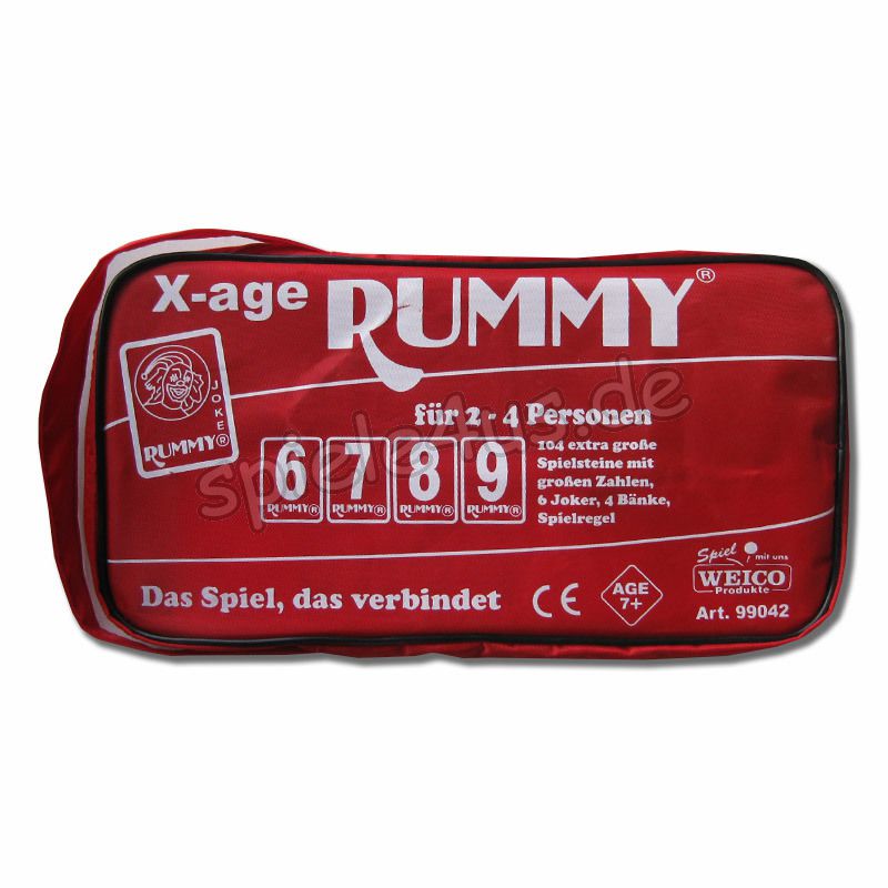 Rummy X-Age RV-Tasche 99042 mit 104 Steinen