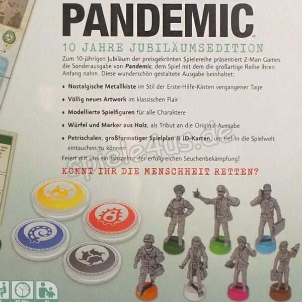 Pandemic: 10 Jahre Jubiläumsedition DEUTSCH