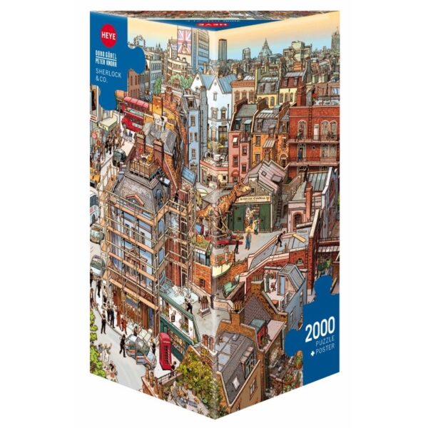 Doro Göbel Peter Knorr Sherlock und Co Heye 2000 Teile Puzzle 29753