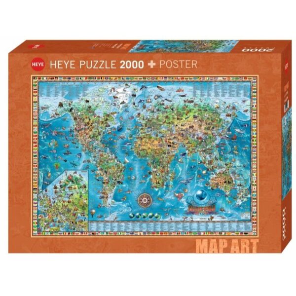 Amazing World 2000 Teile Puzzle Heye 29846