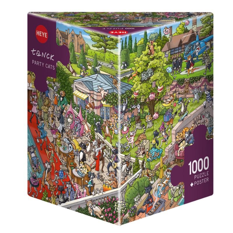 Party Cats, 1000 Teile Puzzle Heye 29838 123