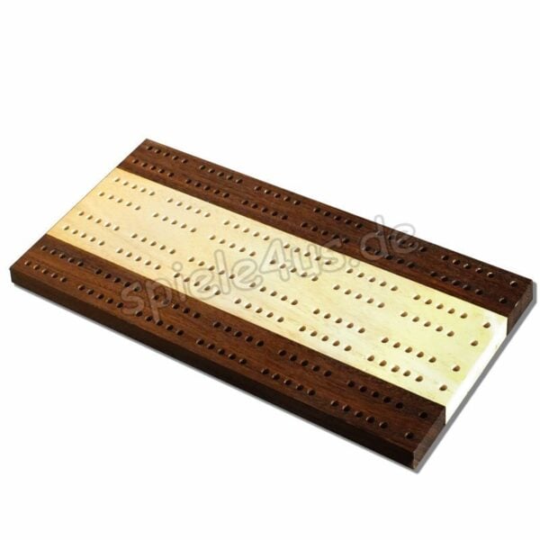 Cribbage Zählbrett aus Edelholz