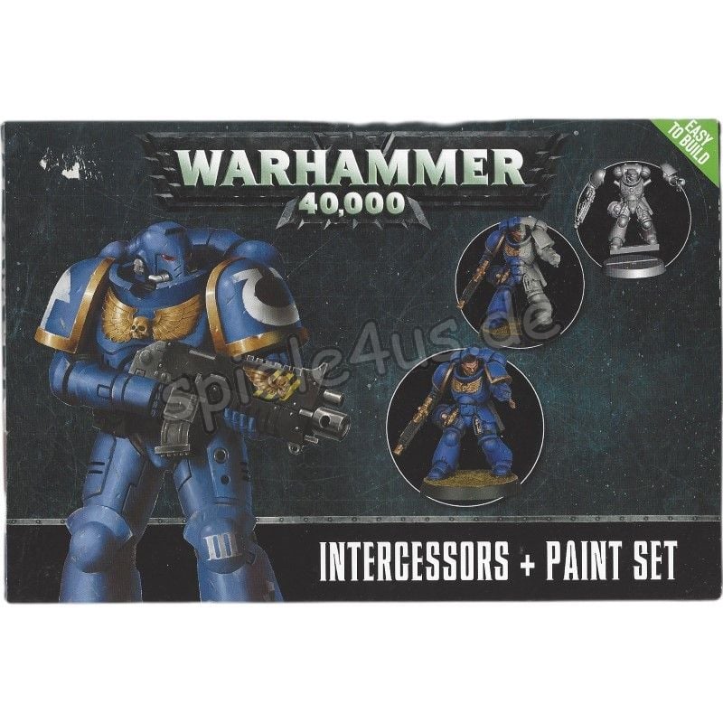 Warhammer 40000: kit Intercessors + Paint Set 123