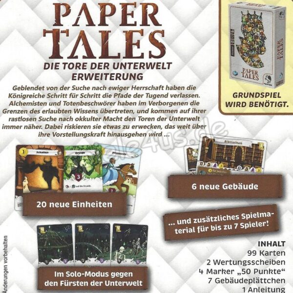 Paper Tales: Die Tore der Unterwelt