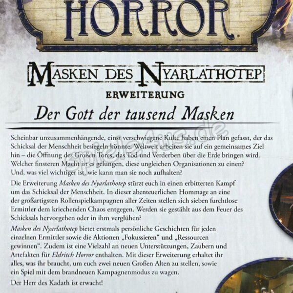 Eldritch Horror Erw. Masken des Nyarlathotep