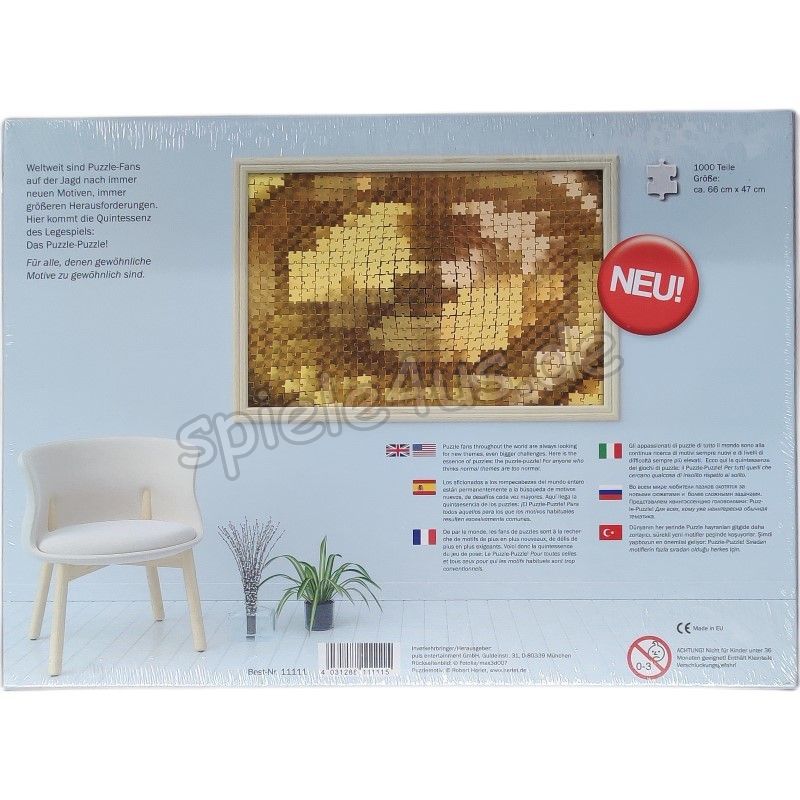 Puls Entertainment Puzzle-Puzzle 1000 Teile | 3D-Effekt Motiv | Ca. 68 X 48 Cm | Extra Knifflig!