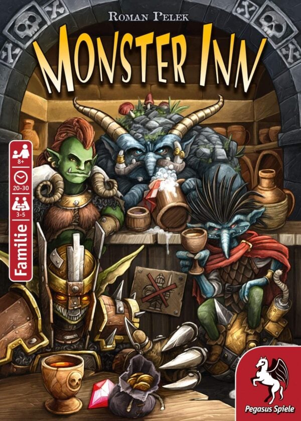 Monster Inn Spiel von Pegasus Spiele Vorderseite