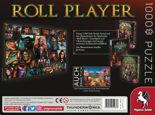 Puzzle Motiv Roll Player, 1.000 Teile