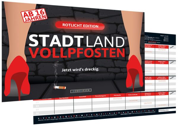 STADT LAND VOLLPFOSTEN – ROTLICHT EDITION