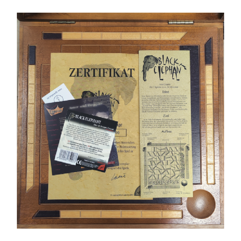 Black Elephant mit Zertifikat limitierte Erstauflage Nr.154/500 2 Black Elephant mit Zertifikat limitierte Erstauflage Nr.154/500 – Bild 2